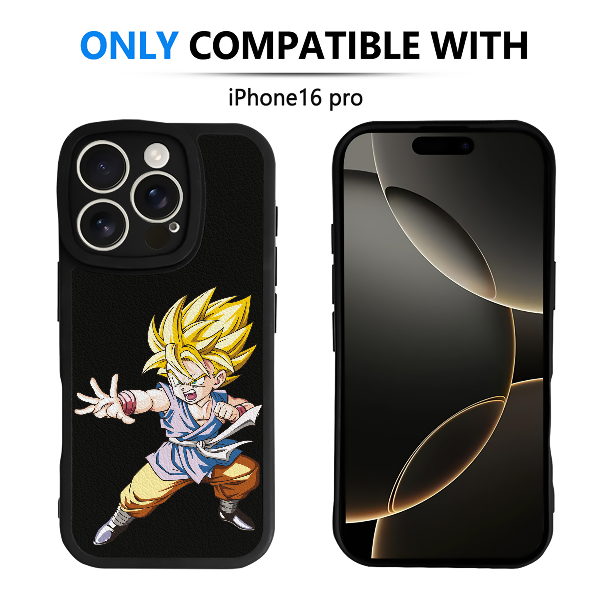 （画像用） ドラゴンボール ベジット DRAGON BALL Vegetto 【iPhone 16シリーズ対応】シリコンスマホケース（レザー調） 材質：シリコン